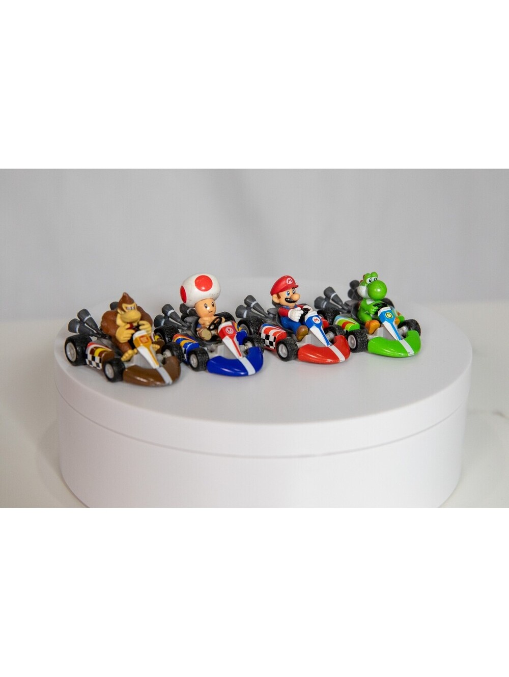 2008 Nintendo Mario Kart Wii pullback car 4PCS FROM JAPAN